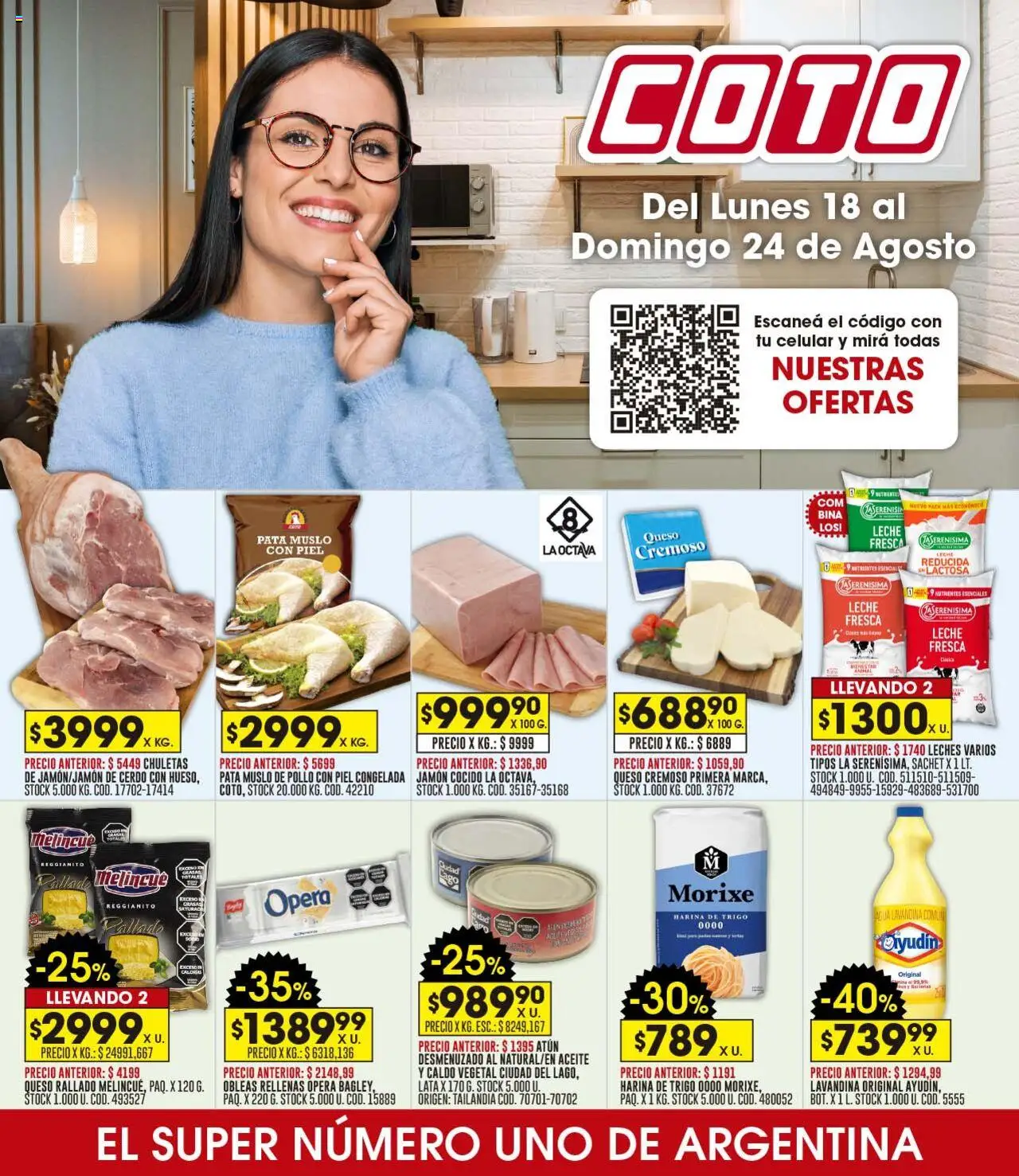 Coto Ofertas del 18/08/2025 >> Catálogo
