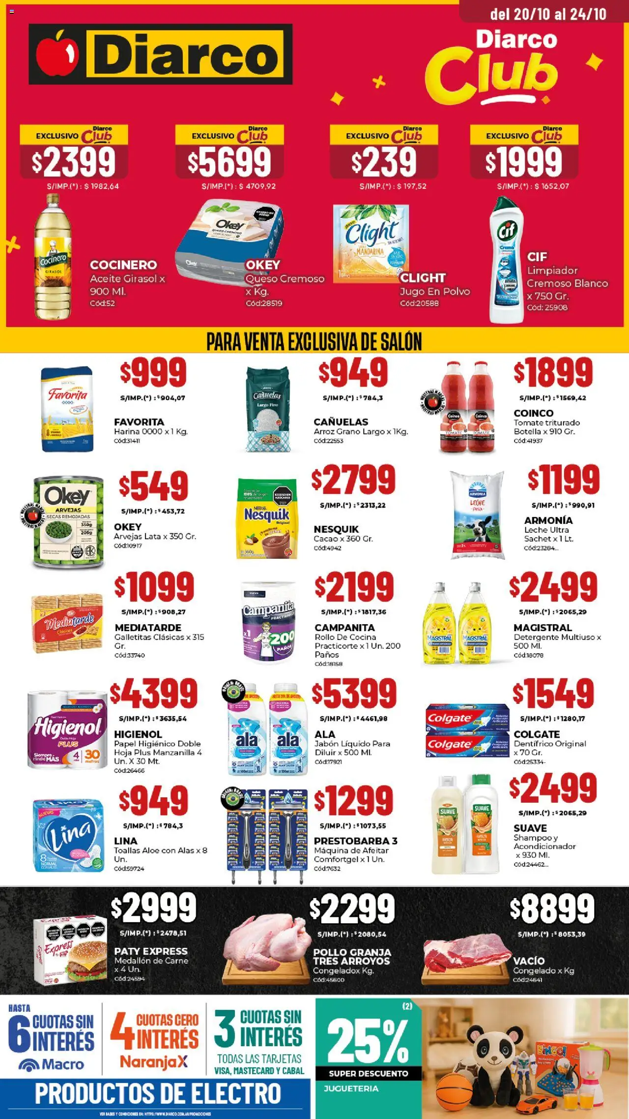 Diarco Ofertas Sur del 20/10/2025 Online