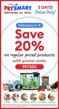 Preview of leaflet Weekend Flyer from shop Petsmart is valid from Feb 02, 2026