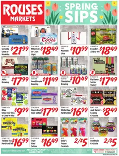 Ad Preview of Rouses Rouses Monthly Beer Flyer from 03/29/2026