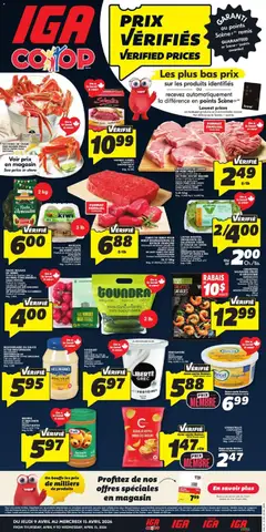 Preview of leaflet IGA circulaire - New Brunswick from shop IGA is valid from Apr 09, 2026