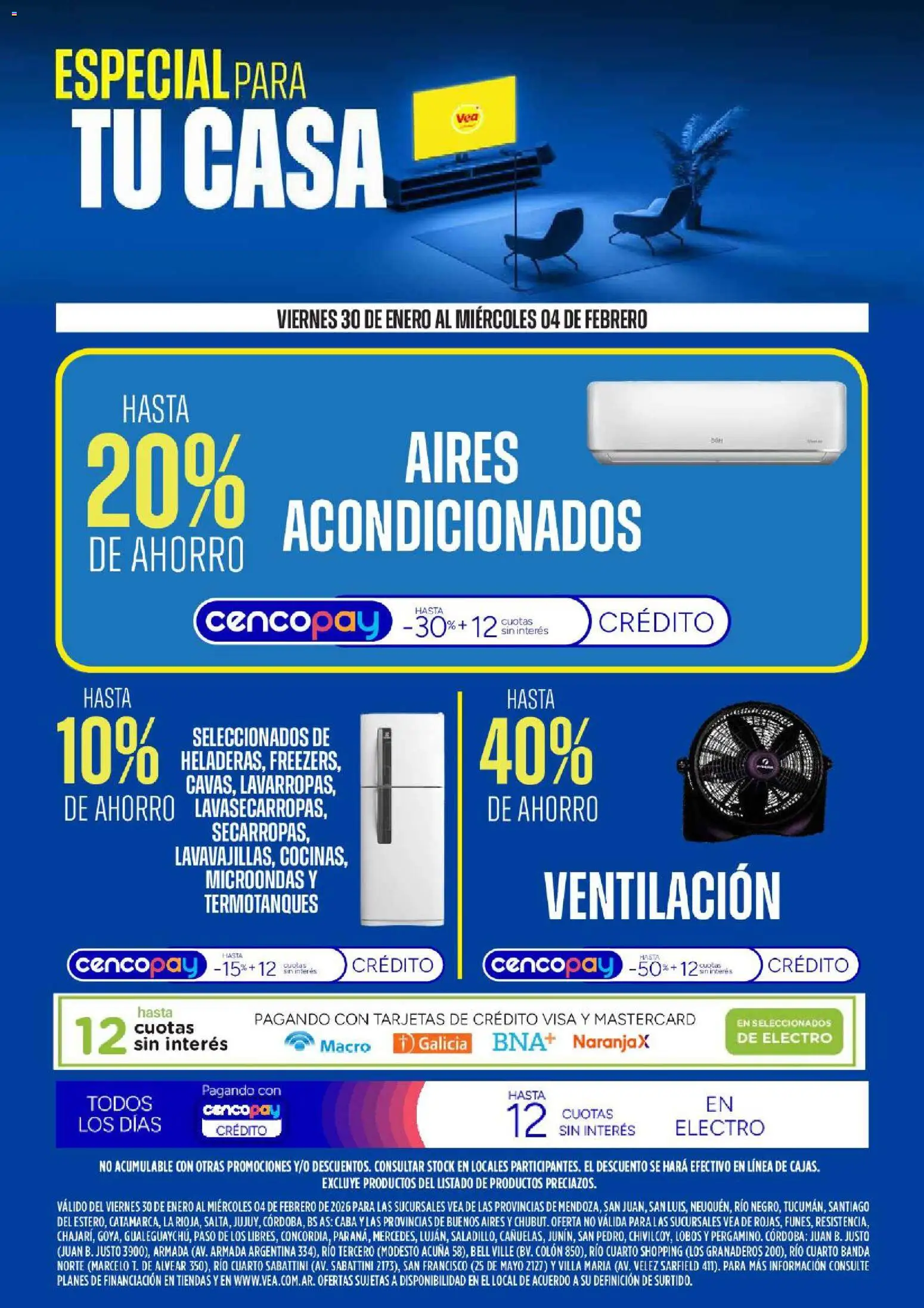 Vista previa del folleto de la tienda Vea válido desde el 30/01/2026 