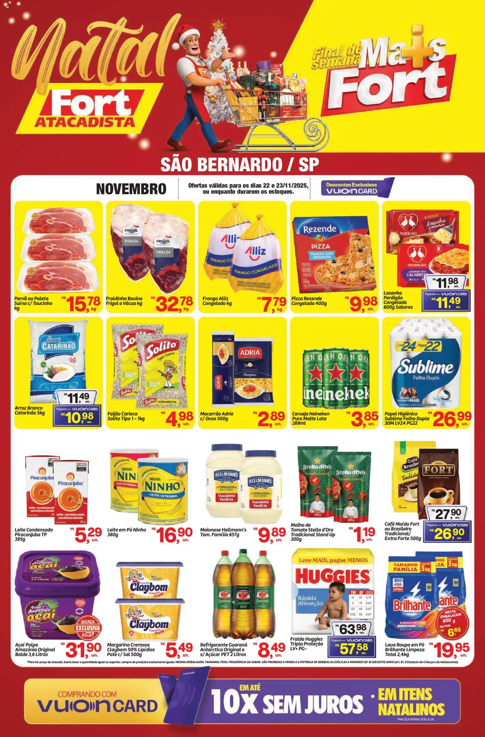 Pré-Visualização do folheto "Ofertas da semana" da loja Fort Atacadista válido a partir de 22/11/2025