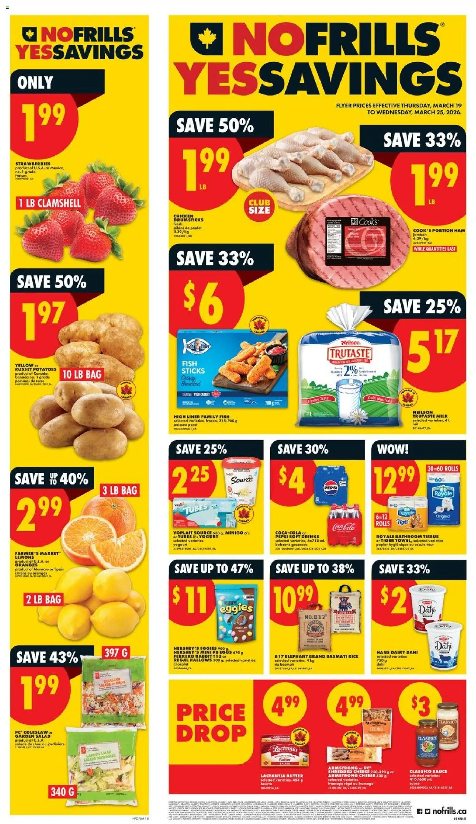 Preview of leaflet No Frills weekly flyer / circulaire from shop No Frills is valid from Mar 19, 2026