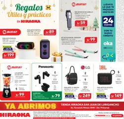 Vista previa de Regalos útiles y prácticos de la tienda Hiraoka válido desde 22/12/2025