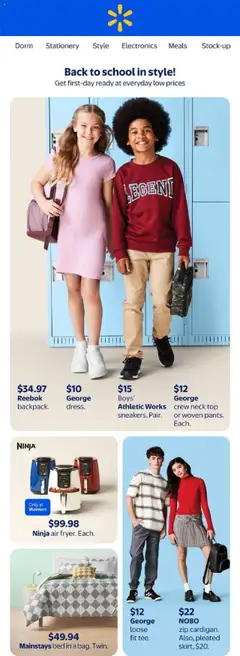 Preview of leaflet General Merchandise - AB from shop Walmart is valid from Aug 07, 2025