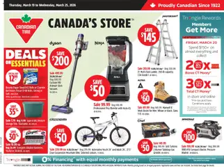 Preview of leaflet Canadian Tire weekly flyer from shop Canadian Tire is valid from Mar 19, 2026