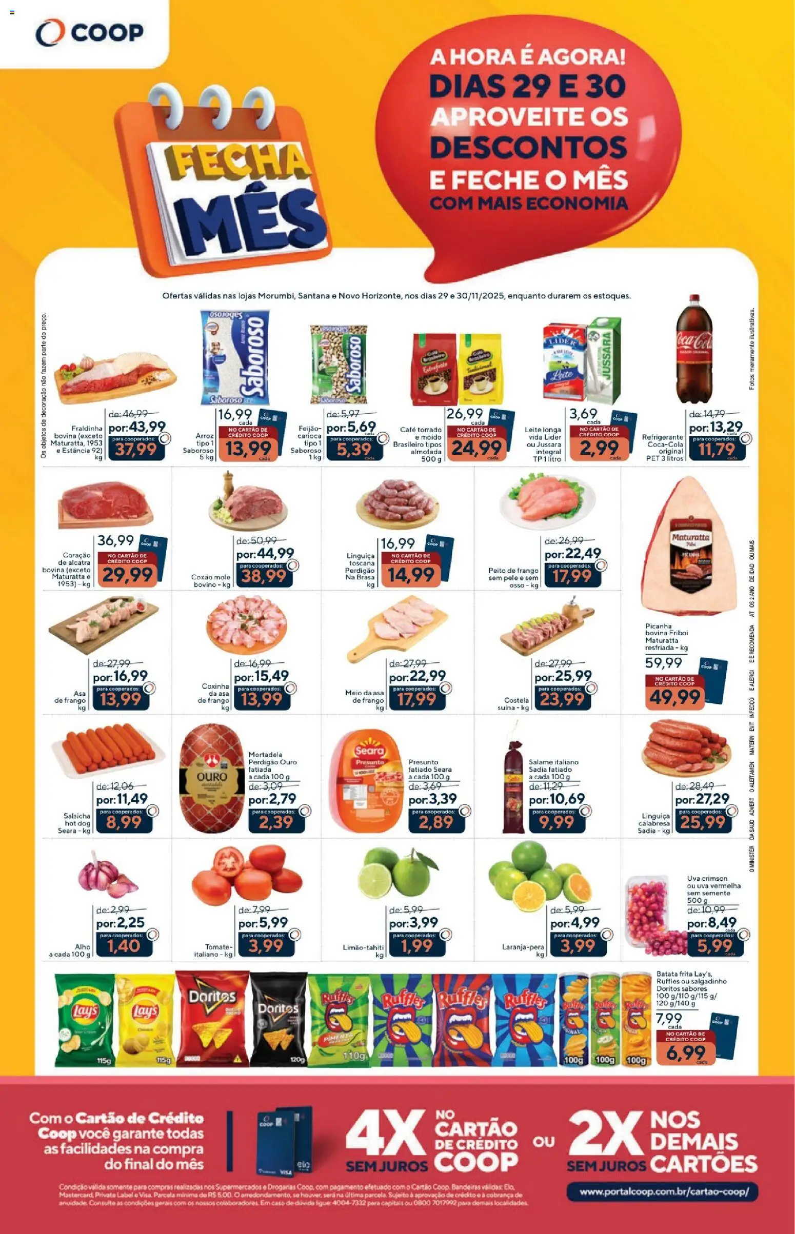 Pré-Visualização do folheto "Ofertas Fecha Mês" da loja Coop válido a partir de 29/11/2025