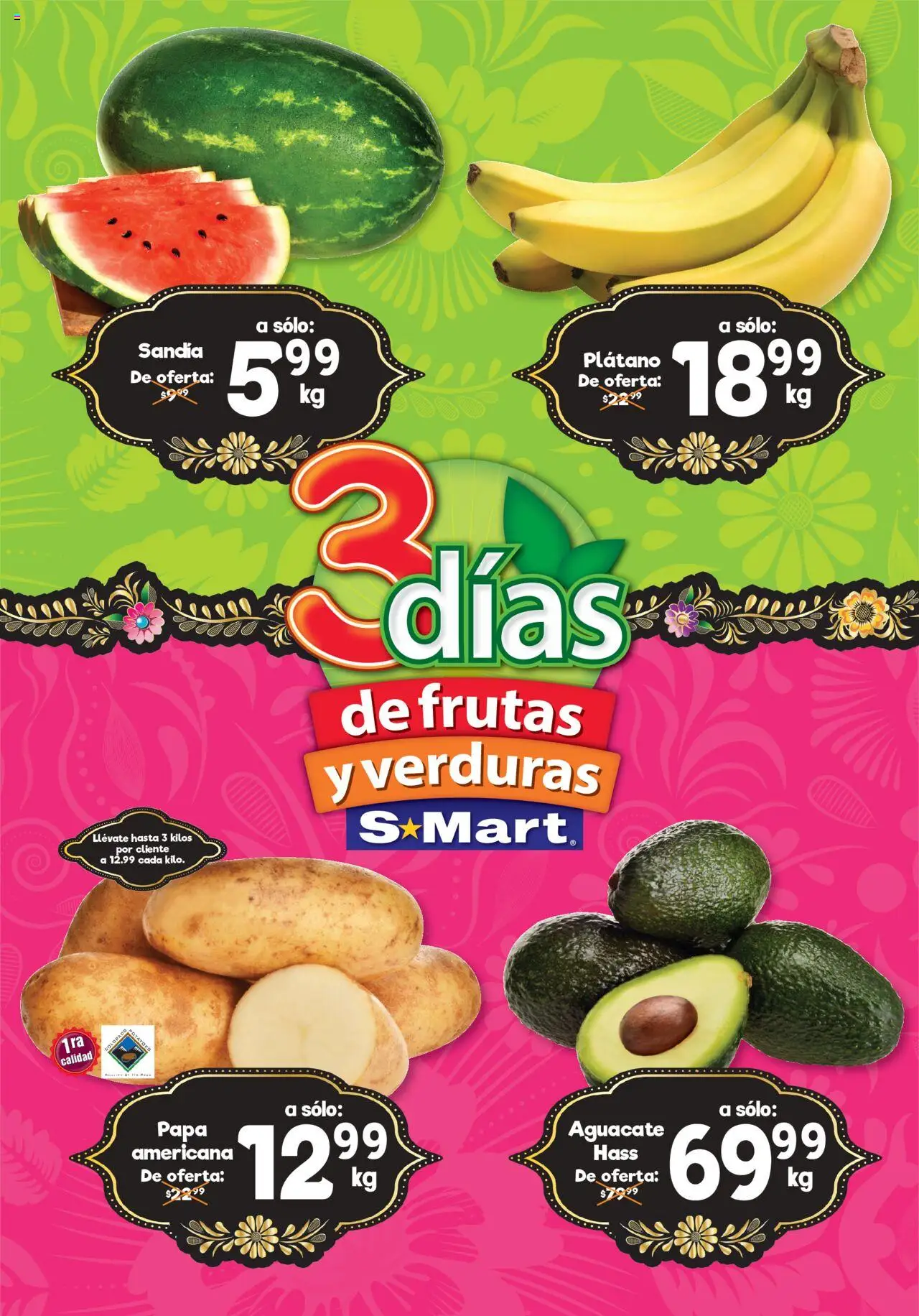 Folleto - Juarez S-Mart y sus promociones válidas desde el 19/08/2025 - Número de página 1