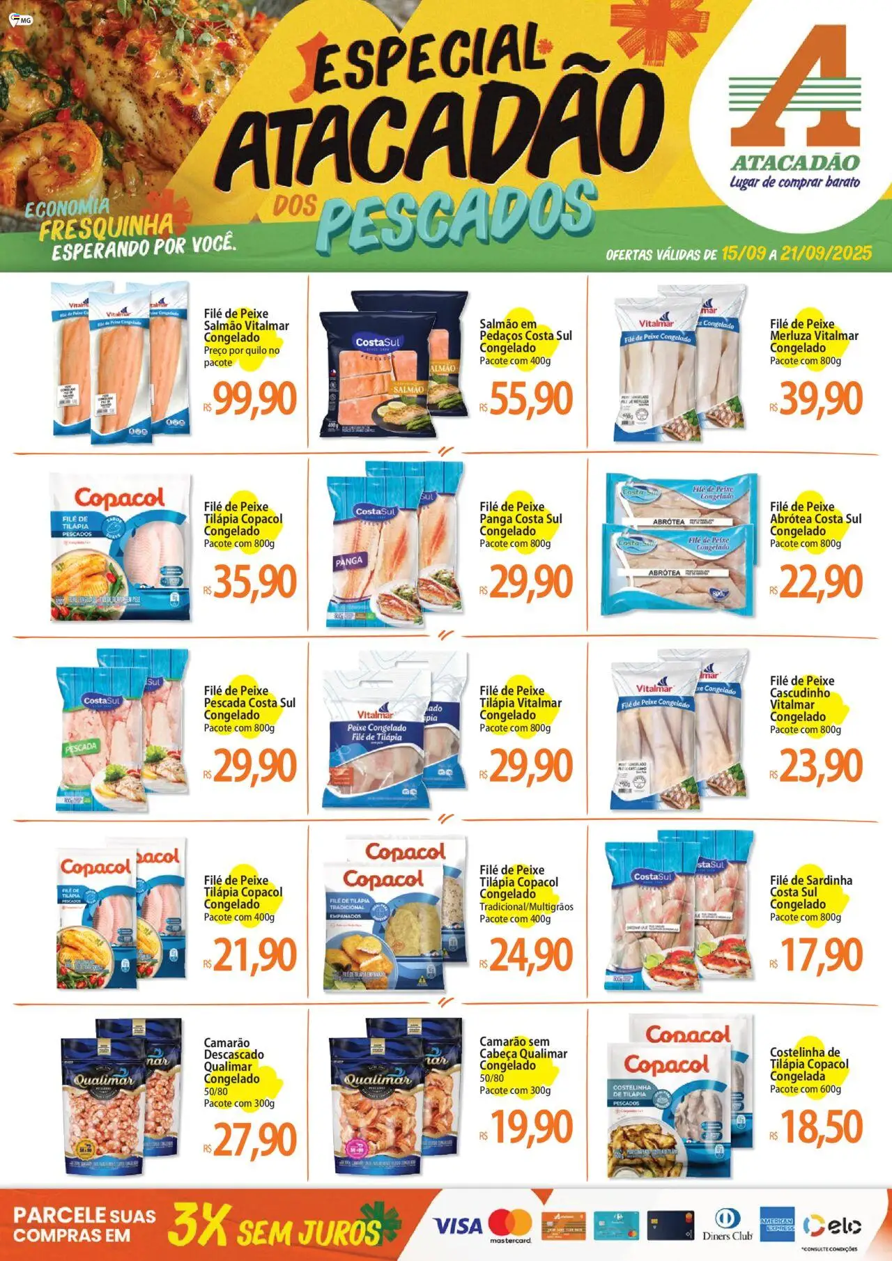 Atacadão folheto "Ofertas - MG" válido a partir de 15/09/2025 - número de página 1