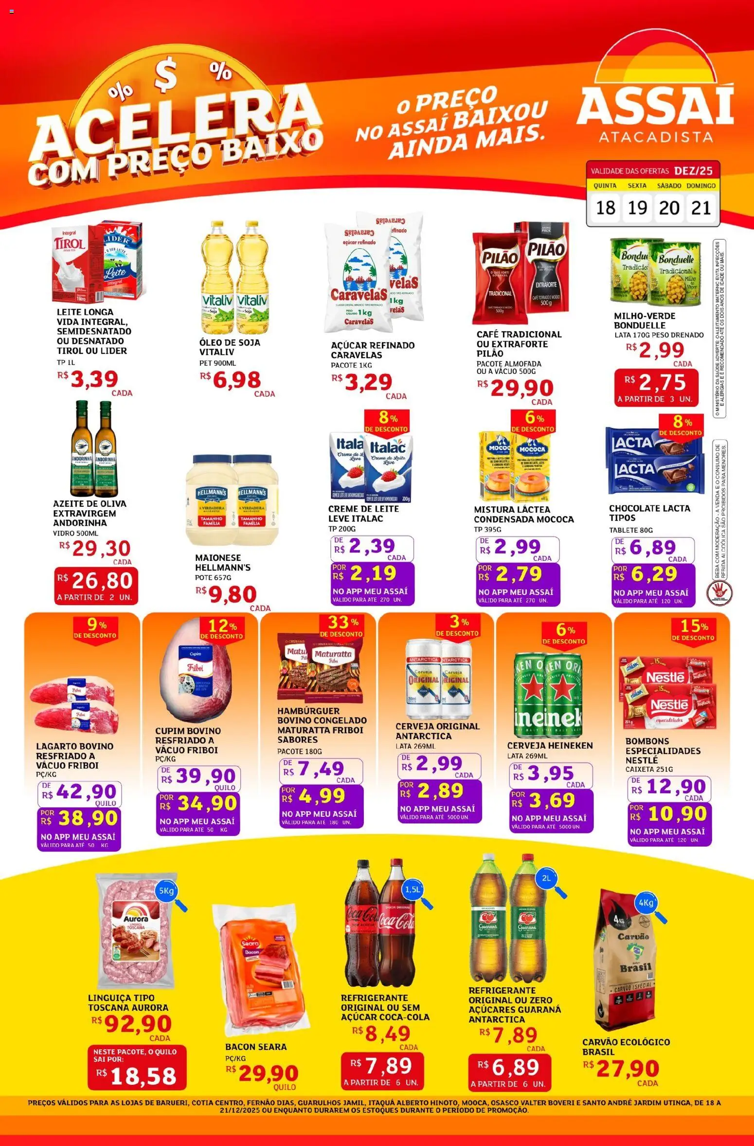 Pré-Visualização do folheto "Encarte - SP" da loja Assaí Atacadista válido a partir de 18/12/2025
