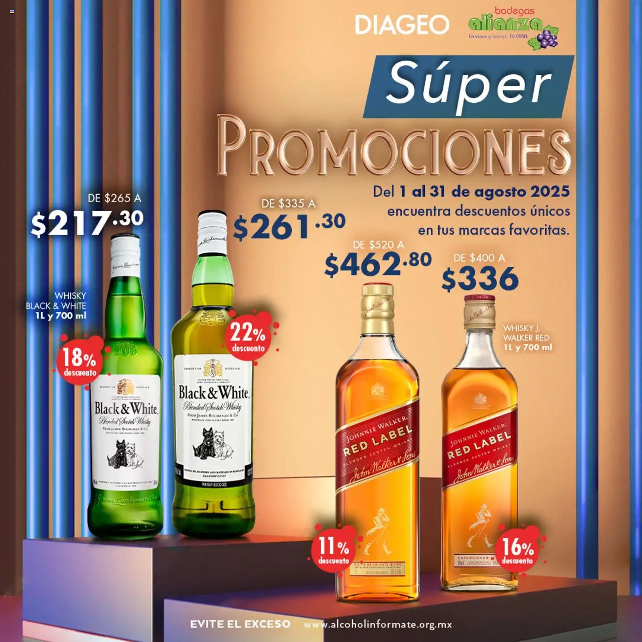 Catálogo Súper Promociones Bodegas Alianza y sus promociones válidas desde el 01/08/2025 - Número de página 1