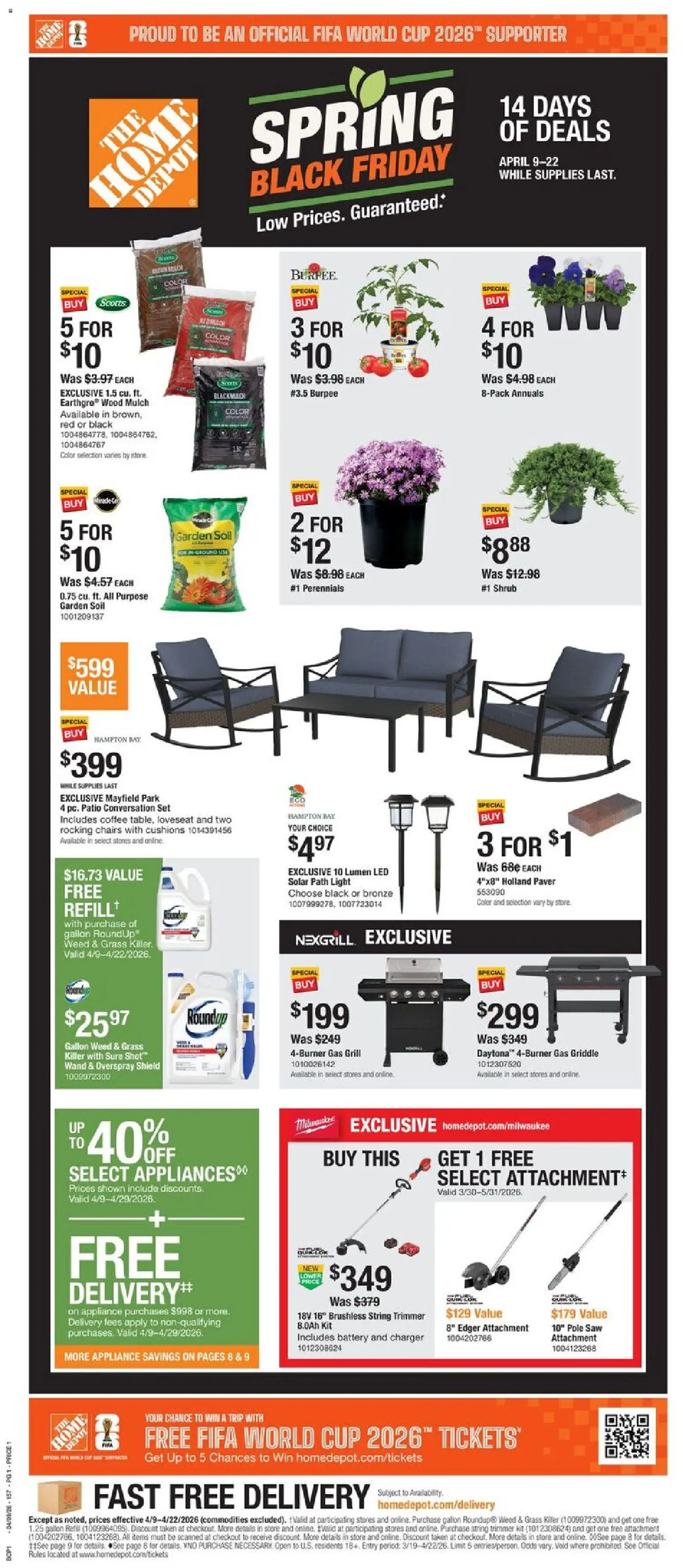 Ad Preview of Home Depot Home Depot Local Ad - OH from 04/09/2026