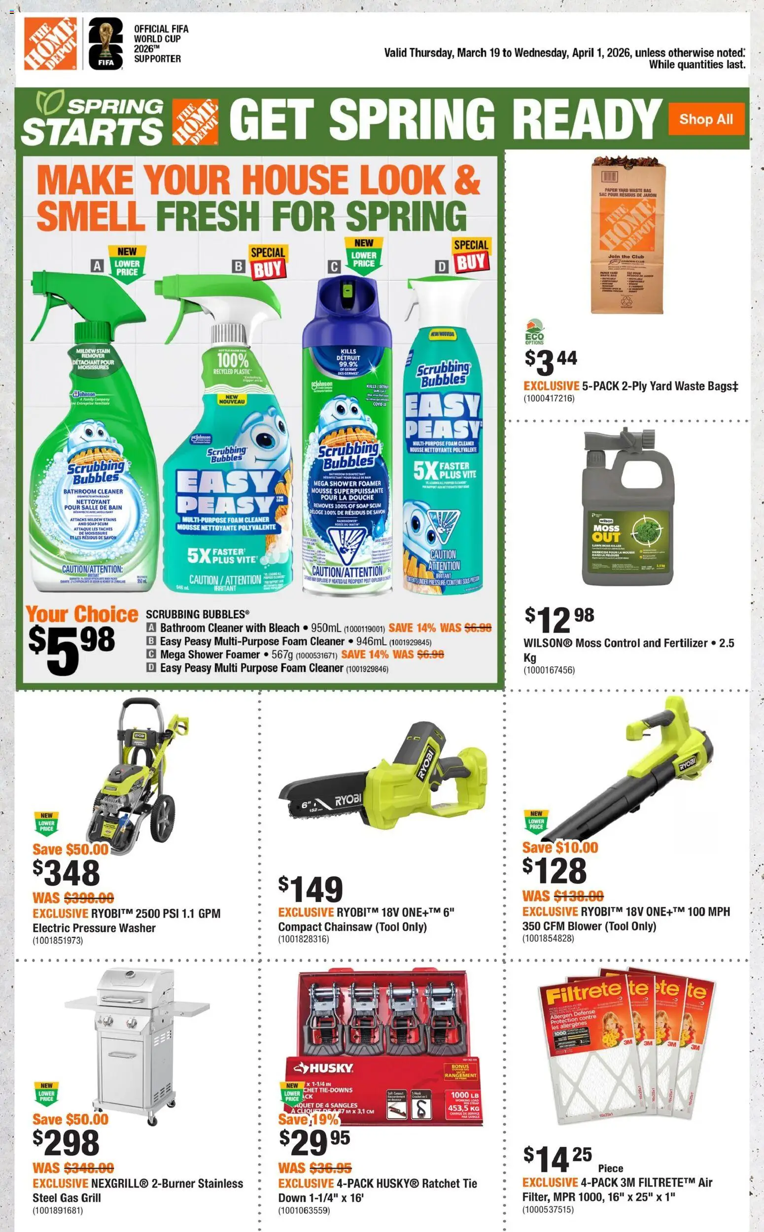Preview of leaflet Home Depot weekly flyer - BC from shop Home Depot is valid from Mar 19, 2026