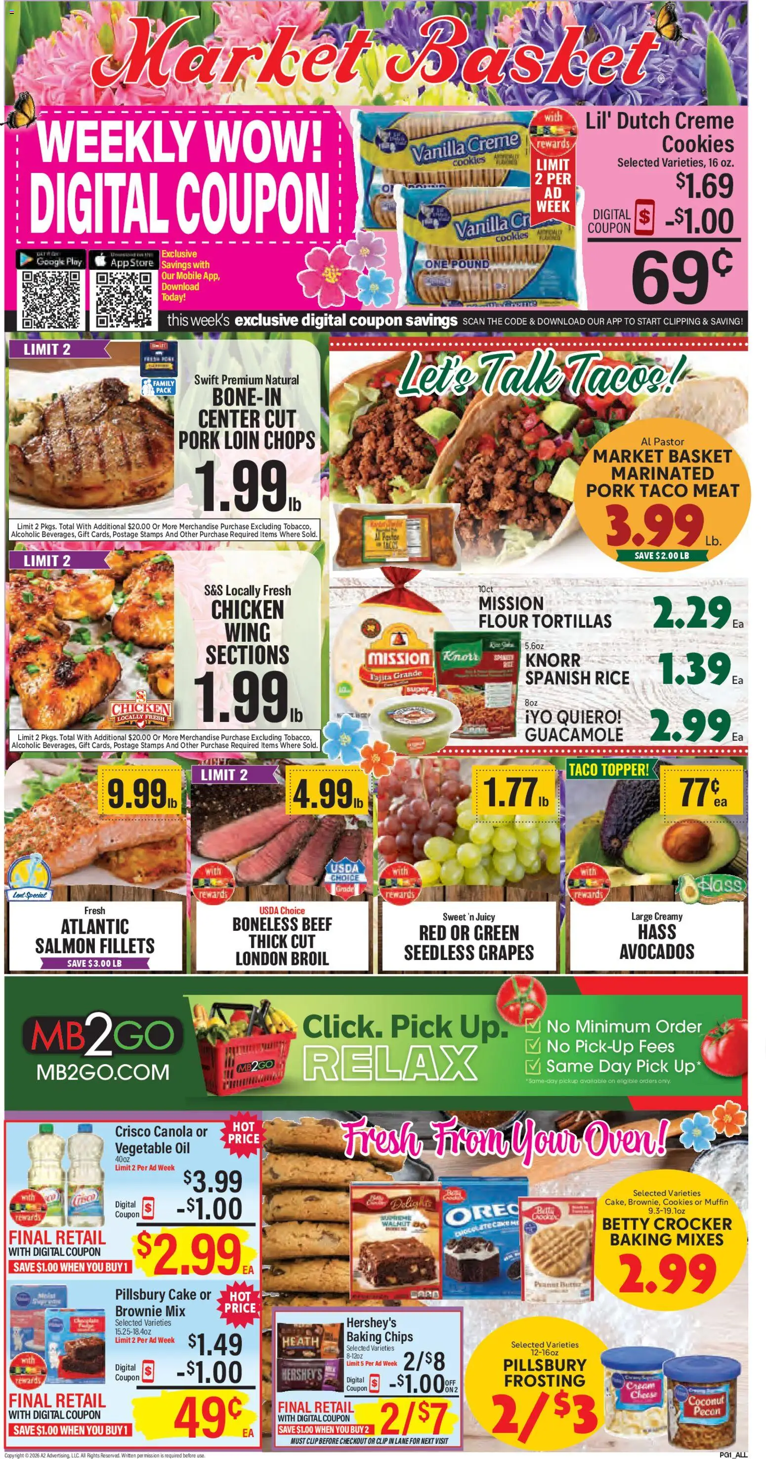 Ad Preview of Market Basket Market Basket Weekly Ad from 03/25/2026