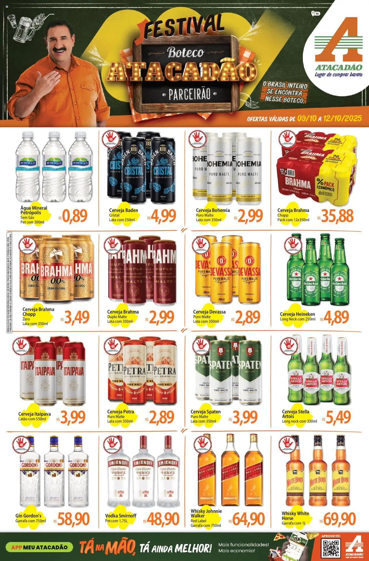 Atacadão folheto "Ofertas - BA" válido a partir de 09/10/2025 - número de página 1