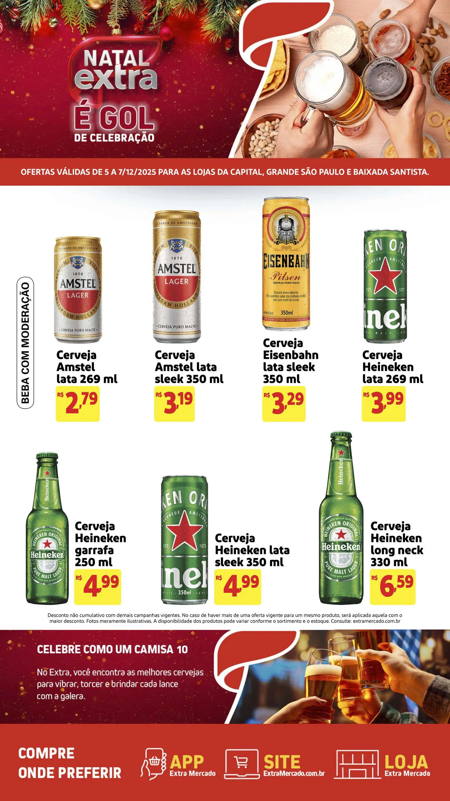 Pré-Visualização do folheto "Ofertas de Mercado Viral Gol" da loja Extra válido a partir de 05/12/2025