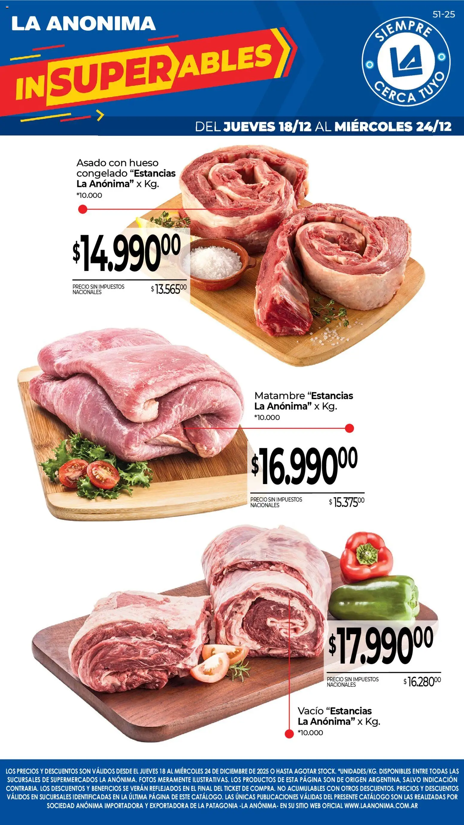 Vista previa del folleto de la tienda La Anonima válido desde el 18/12/2025 
