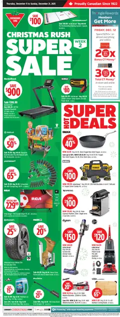 Preview of leaflet Weekly Flyer from shop Canadian Tire is valid from Dec 11, 2025