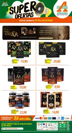 Pré-Visualização do folheto "Ofertas - SP" da loja Atacadão válido a partir de 27/10/2025
