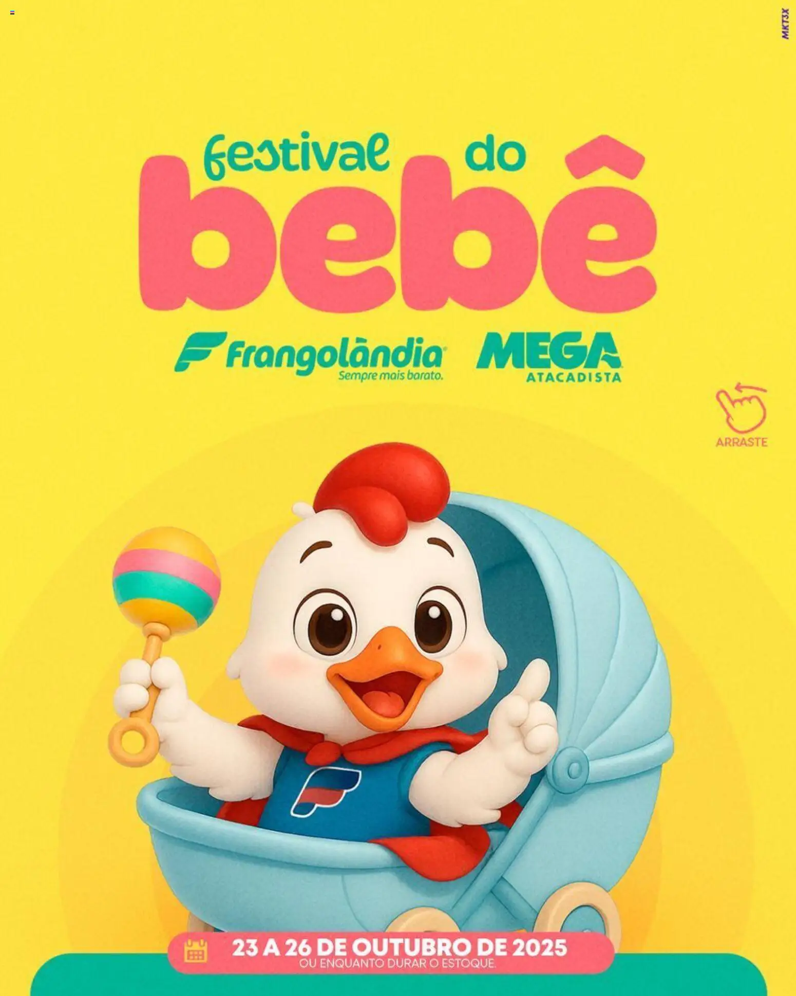 Frangolândia folheto "Ofertas Festival do Bebê" válido a partir de 23/10/2025 - número de página 1