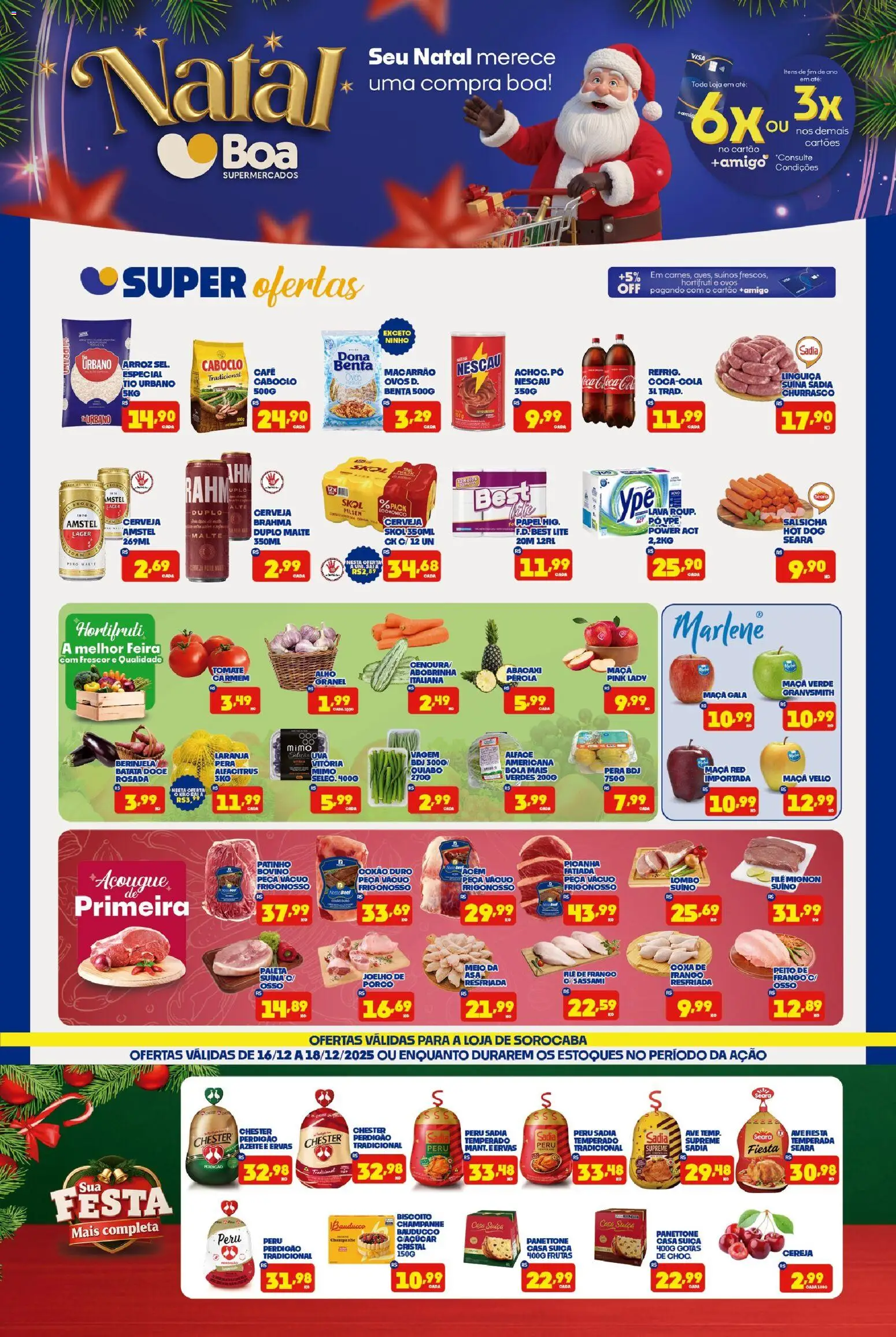 Pré-Visualização do folheto "Ofertas da semana" da loja Boa Supermercados válido a partir de 16/12/2025