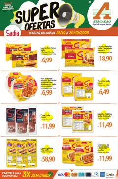 Pré-Visualização do folheto "Ofertas - RS" da loja Atacadão válido a partir de 22/10/2025