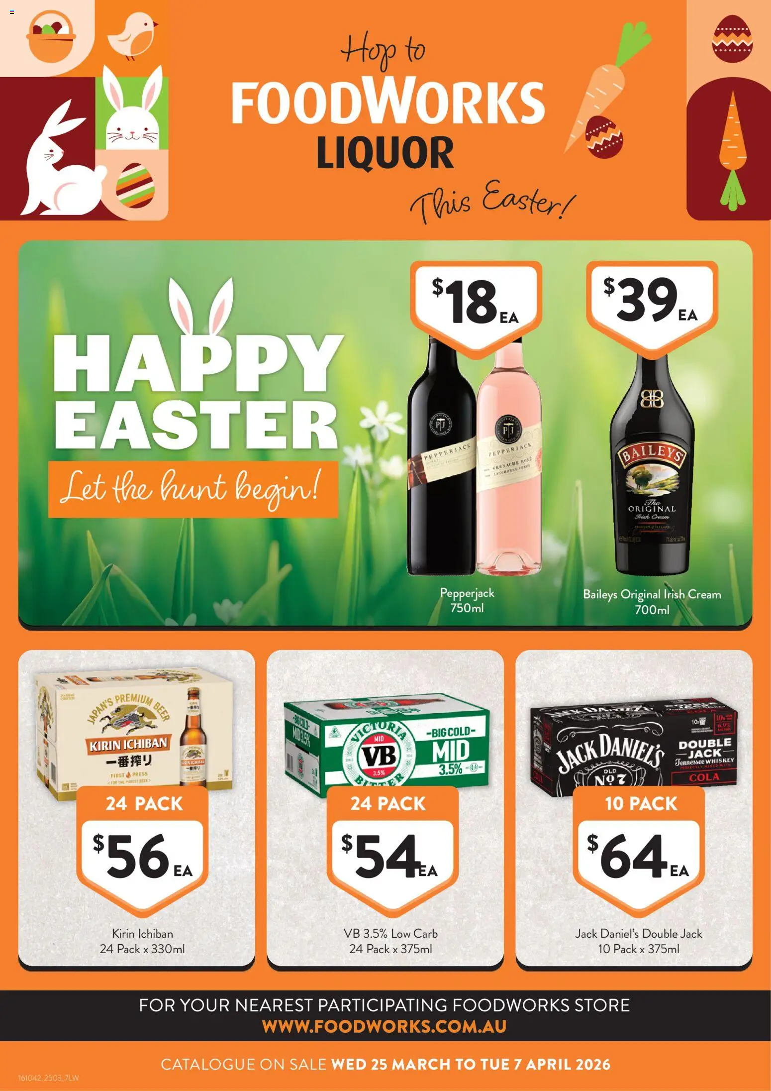 Preview of catalogue Foodworks Liquor VIC from shop Foodworks valid 25/03/2026