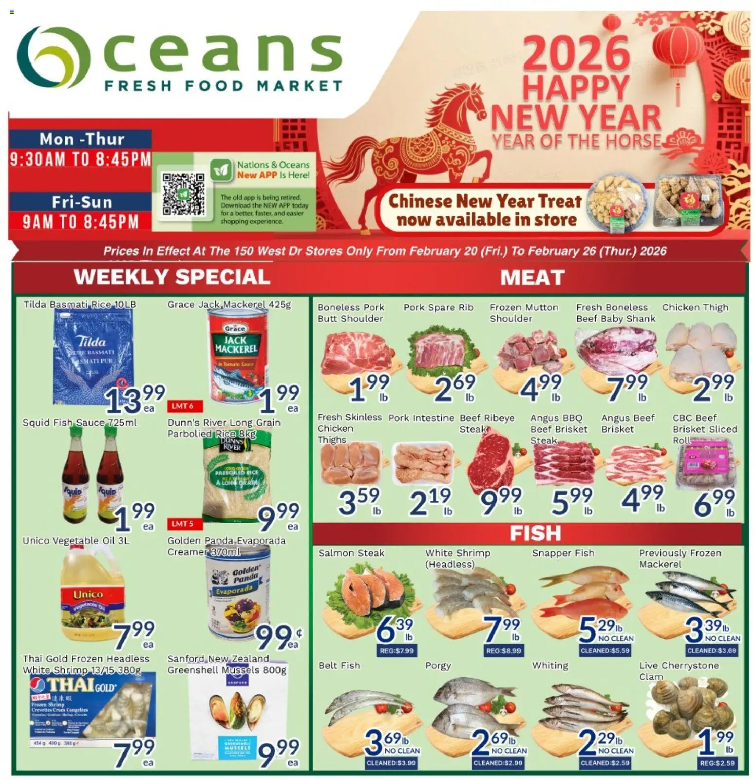 Preview of leaflet Weekly flyer / circulaire from shop Oceans is valid from Feb 20, 2026