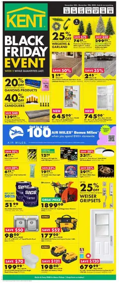 Un aperçu du dépliant Weekly Flyer - NL du magasin Kent est valide à partir 13 nov. 2025