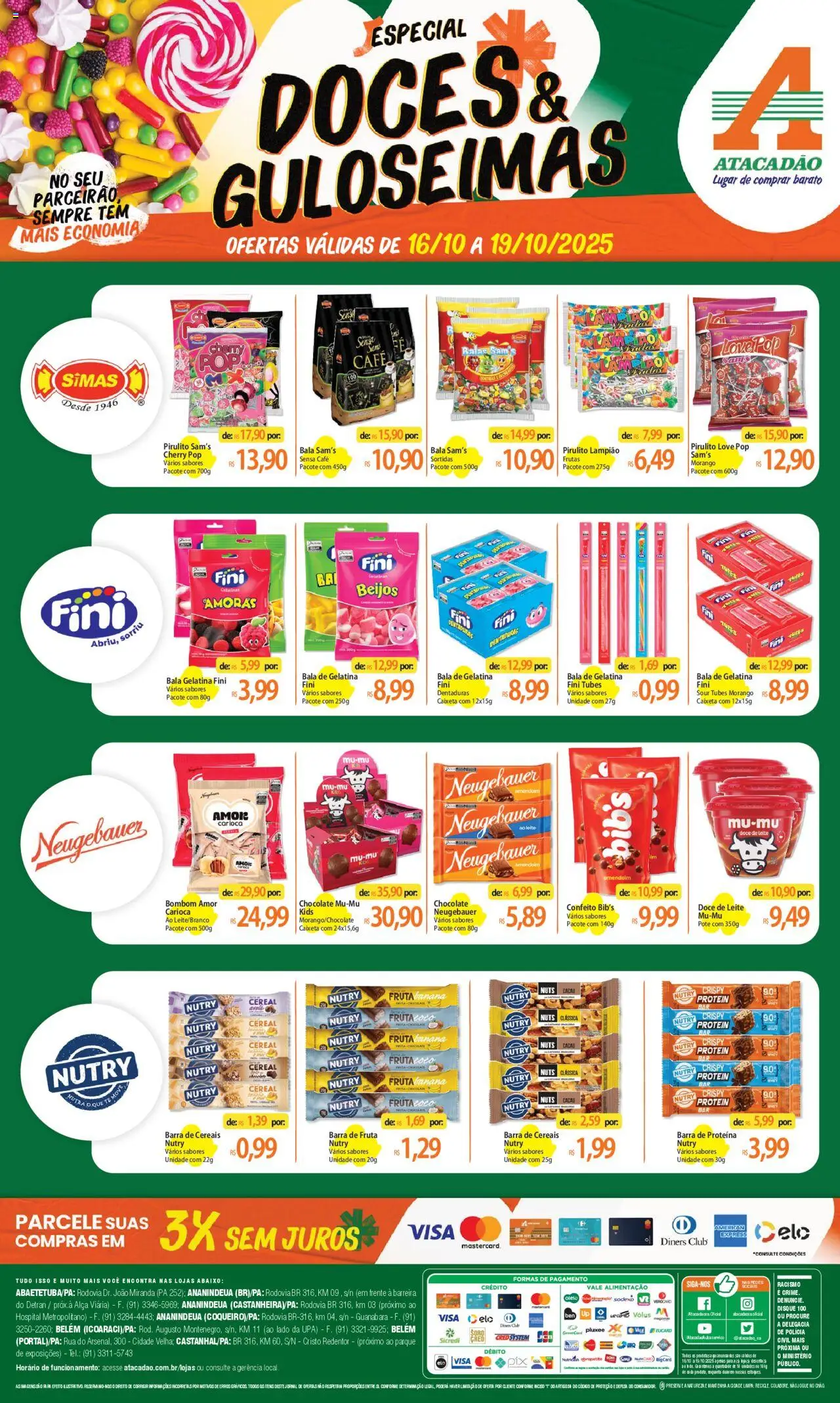 Atacadão folheto "Ofertas - PA" válido a partir de 16/10/2025 - número de página 1