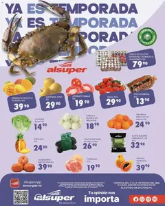 Vista previa las ofertas de la tienda Alsuper - Alsuper folleto Calera desde el 17/03/2026 