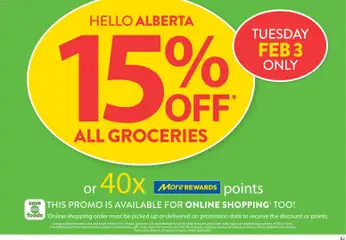 Preview of leaflet Weekly Flyer - AB from shop Save on foods is valid from Jan 29, 2026