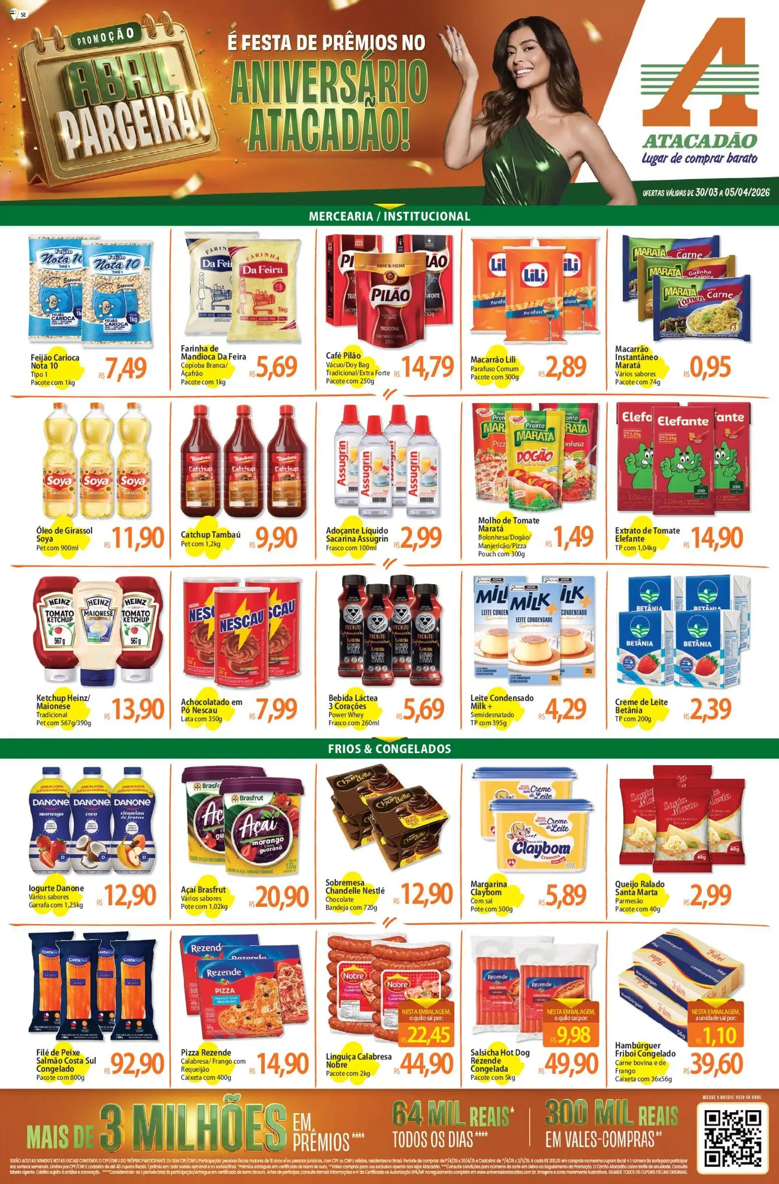 Pré-Visualização do folheto "Atacadão - Ofertas da semana" da loja Atacadão válido a partir de 30/03/2026