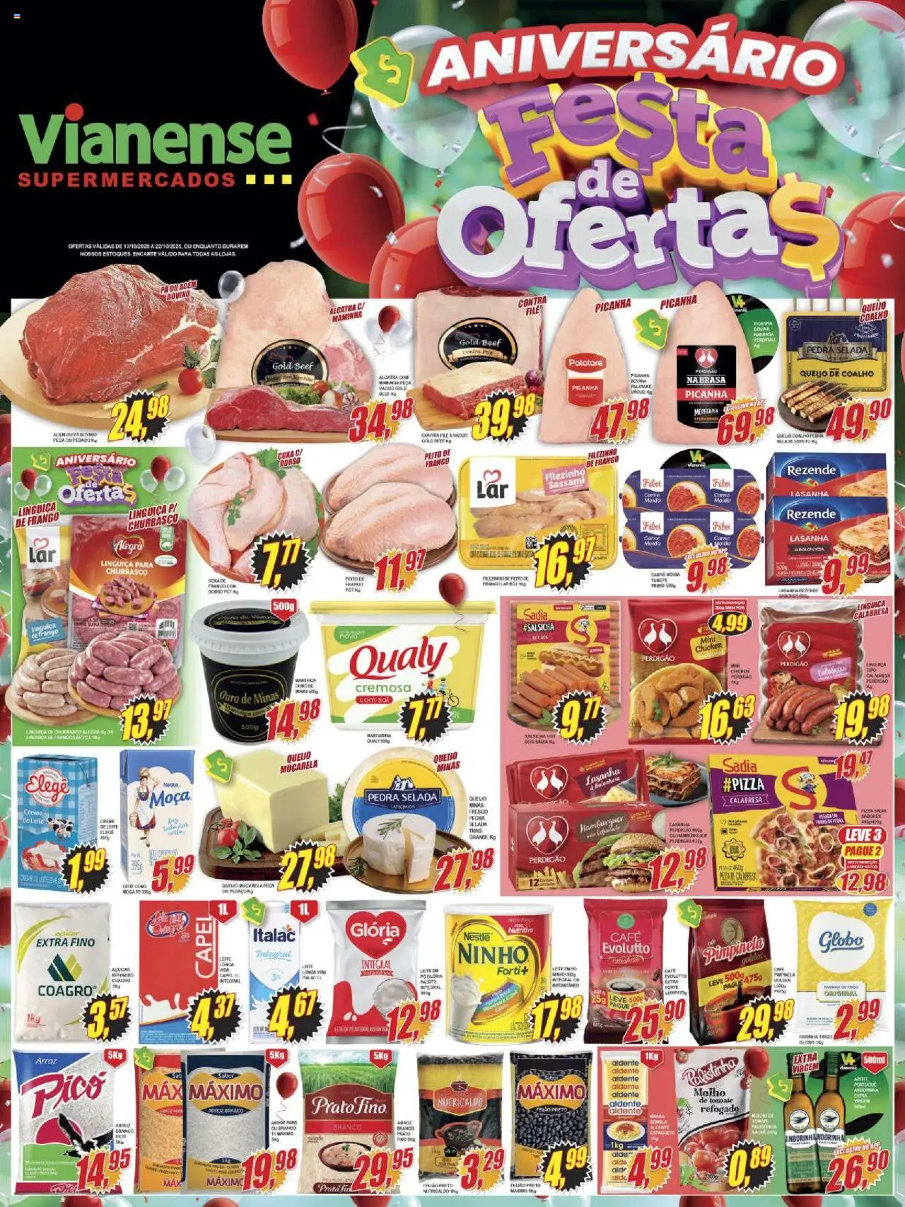 Vianense folheto "Encarte" válido a partir de 17/10/2025 - número de página 1