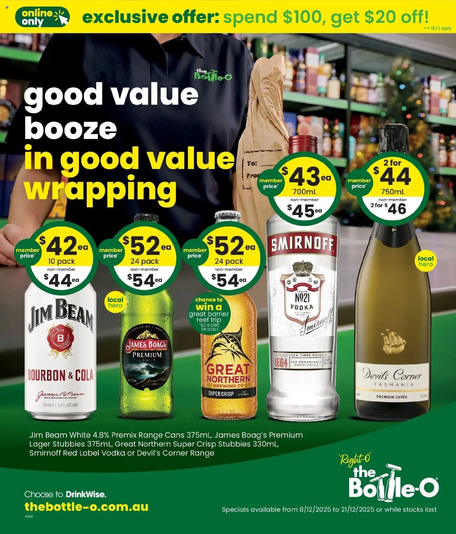 Preview of catalogue Catalogue Howrah, Grove, Lauderdale from shop The Bottle-O valid 08/12/2025