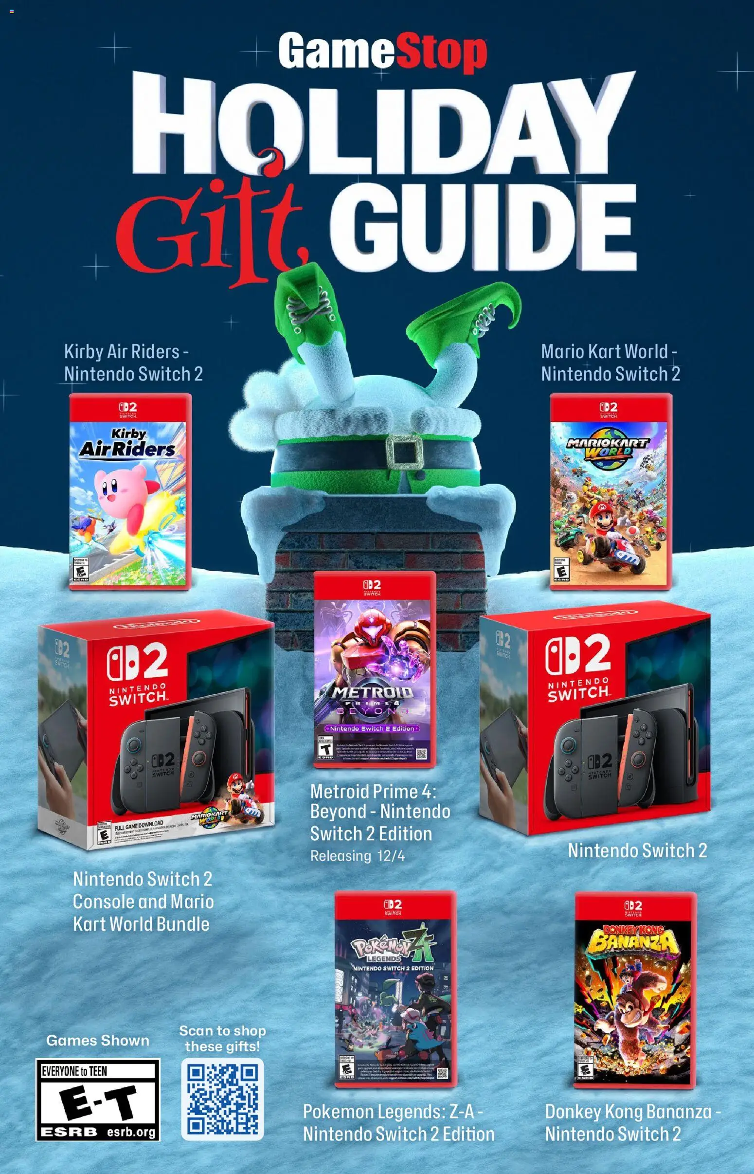 Ad Preview of GameStop Holiday Gift Guide from 11/01/2025