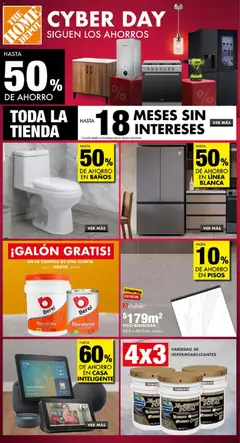 Vista previa las ofertas de la tienda Home Depot - Cyber Day desde el 18/11/2025 