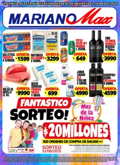 Vista previa del folleto de la tienda Mariano Max válido desde el 05/08/2025 