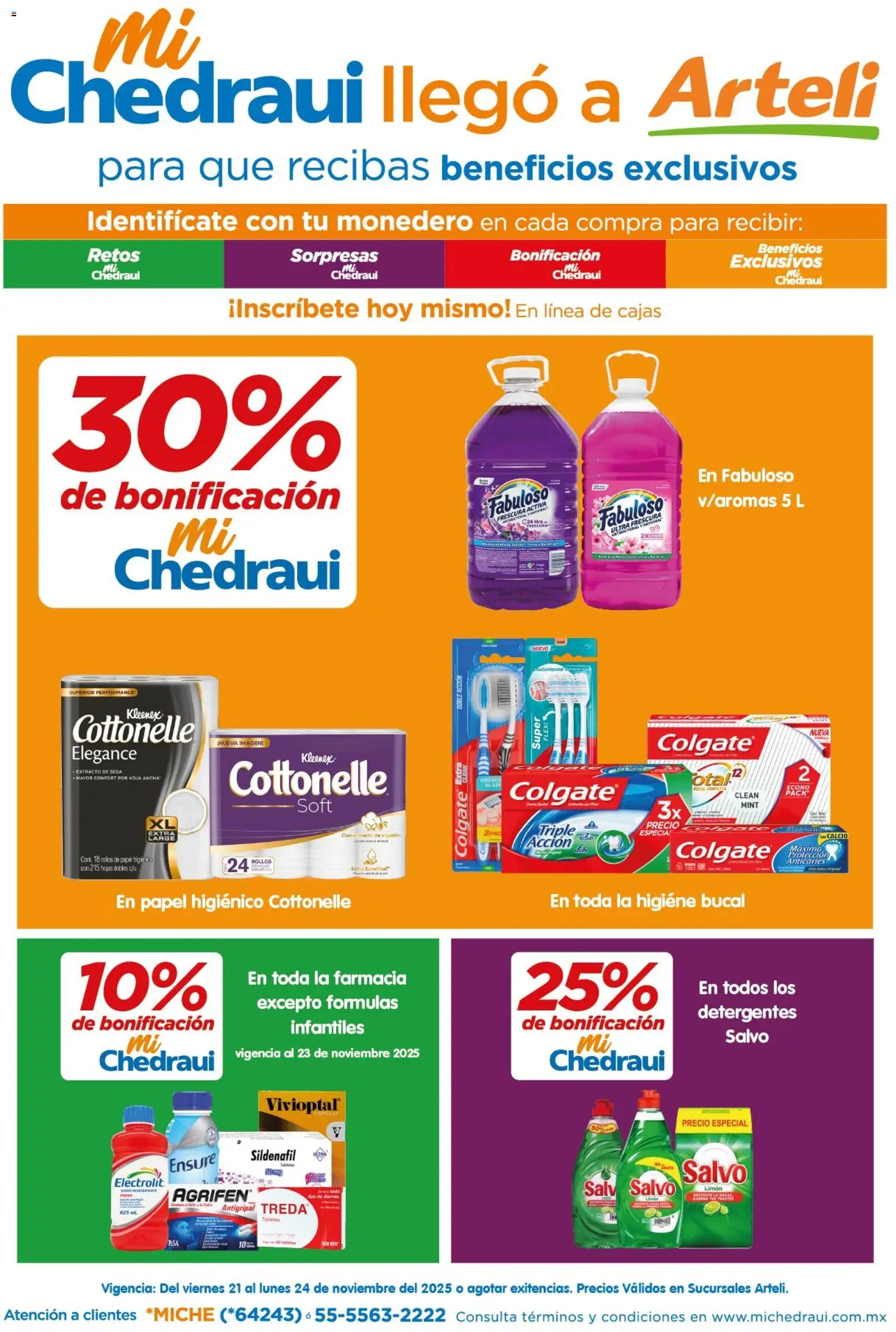 Vista previa las ofertas de la tienda Arteli - Folleto MiChedraui desde el 21/11/2025 