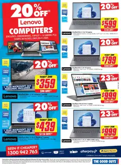 Preview of catalogue Catalogue from shop The Good Guys valid 29/10/2025 | Page: 5