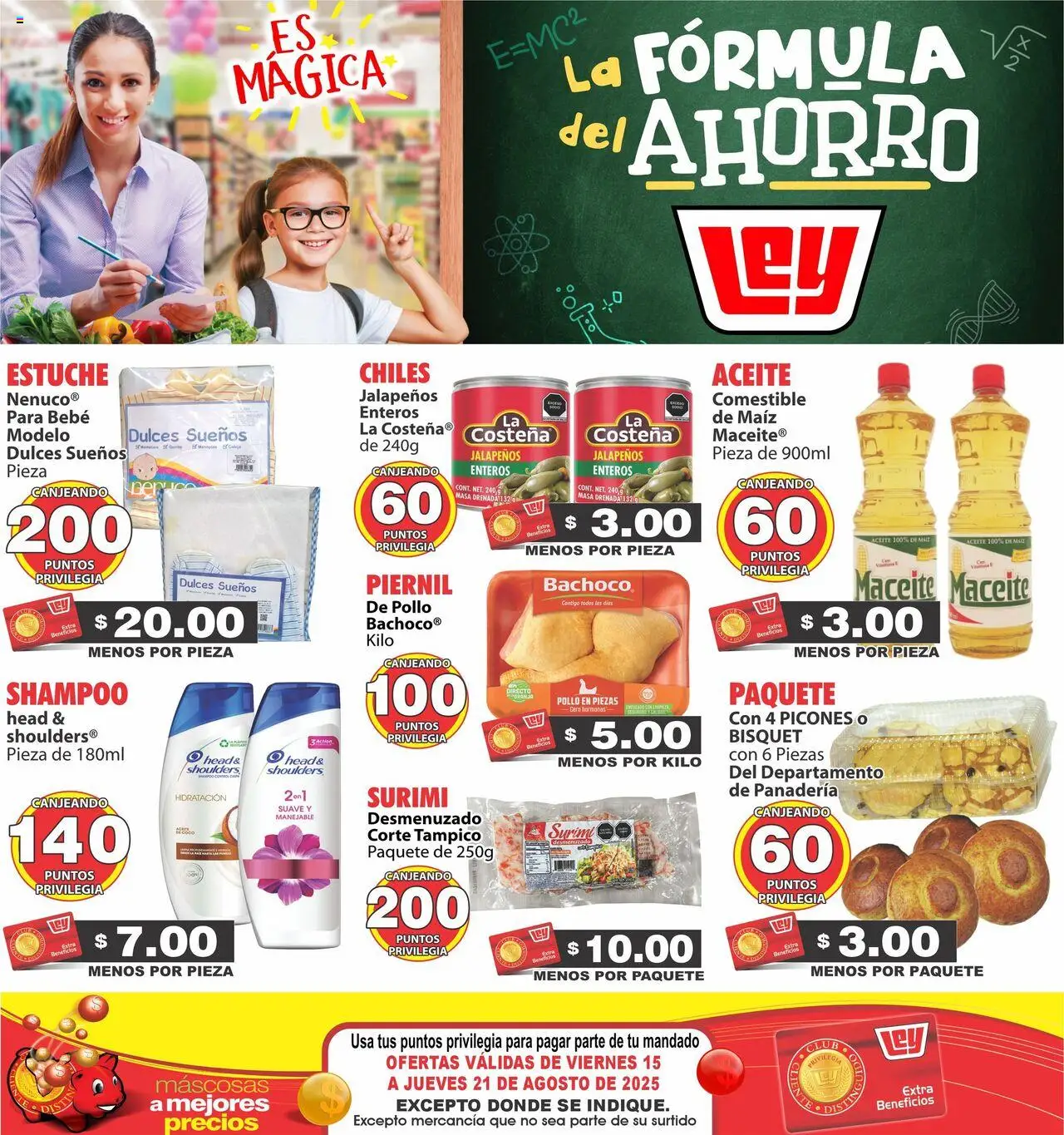 Folleto Casa Ley y sus promociones válidas desde el 15/08/2025 - Número de página 1