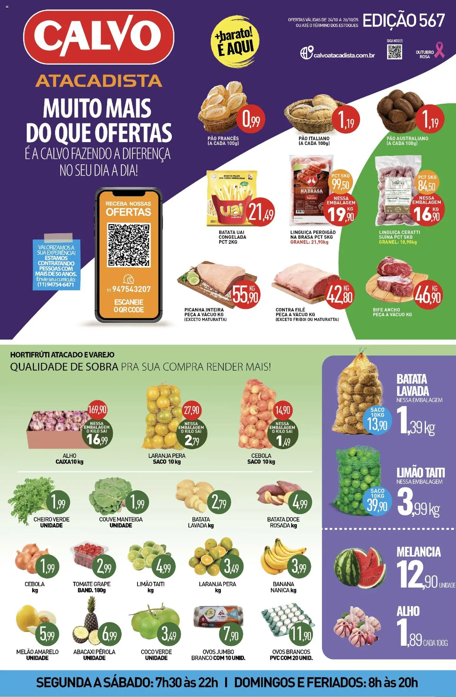 Calvo Atacadista folheto "Ofertas da semana" válido a partir de 24/10/2025 - número de página 1