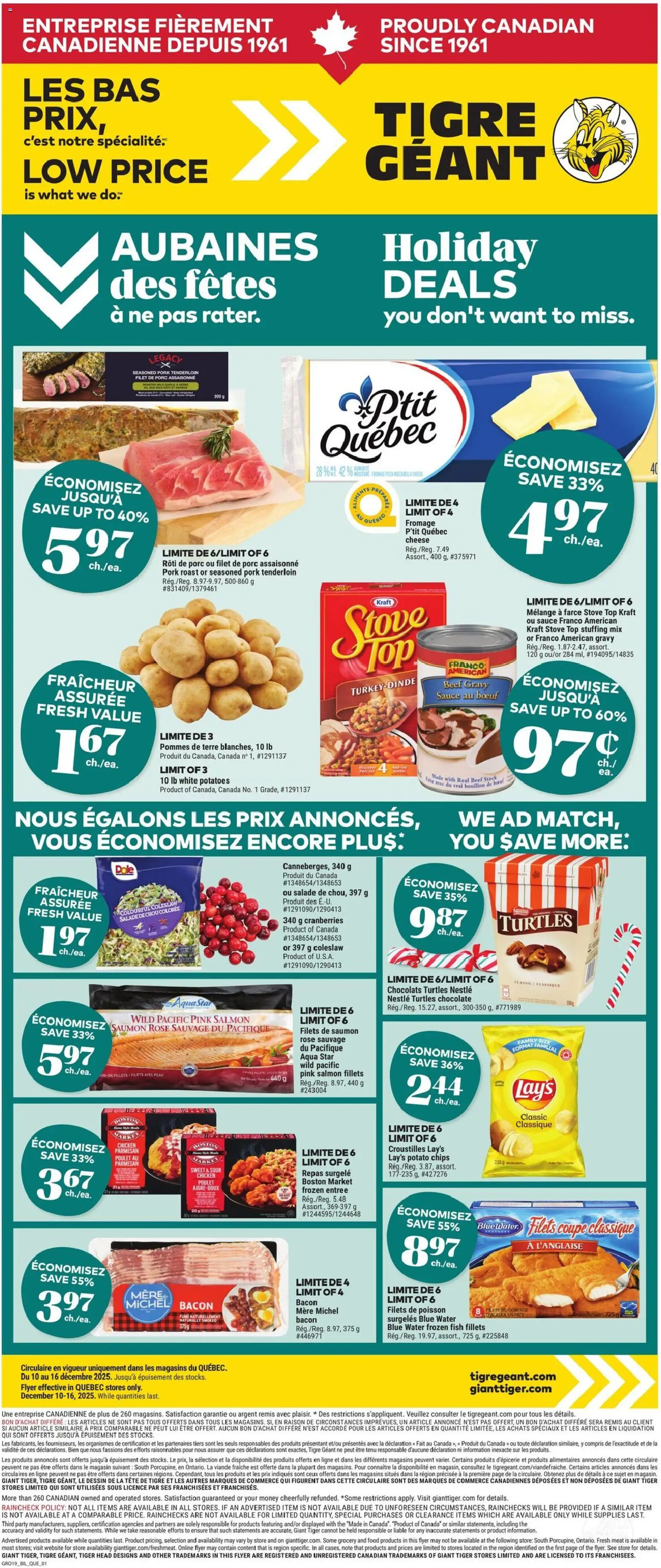 Preview of leaflet Weekly Flyer from shop Giant Tiger is valid from Dec 10, 2025