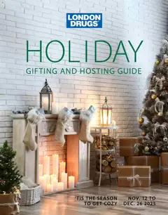 Preview of leaflet Specialty Cozy Christmas Catalogue from shop London Drugs is valid from Nov 12, 2025