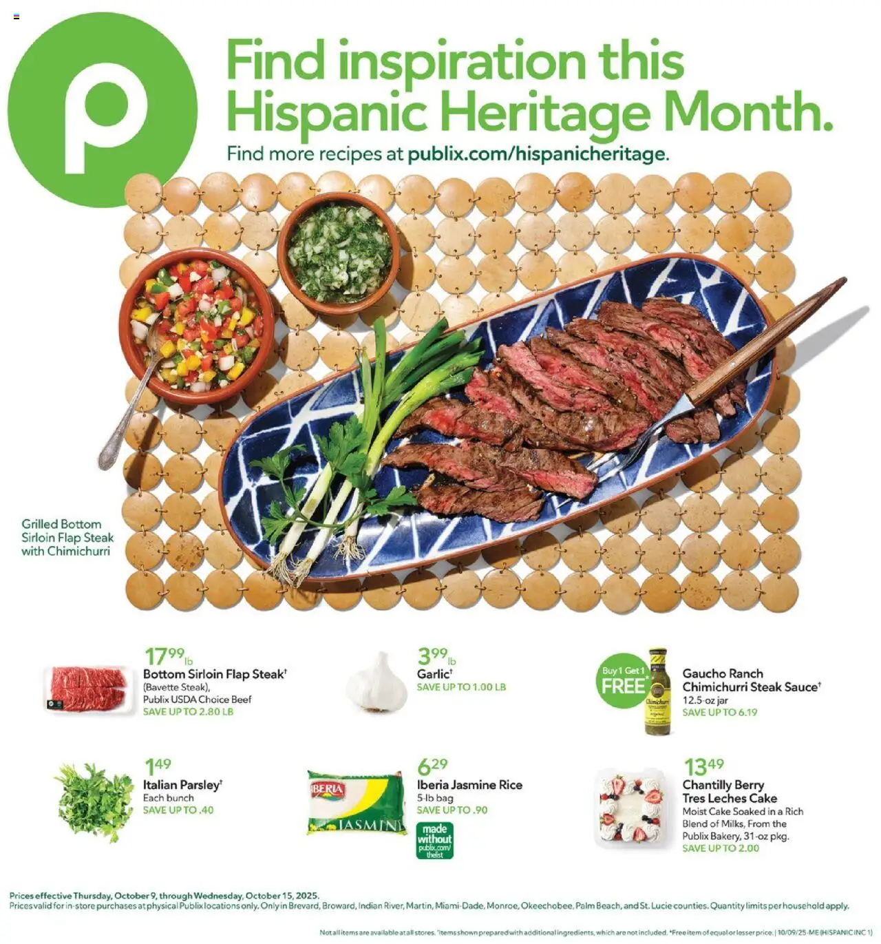 Publix Weekly ad from (10/09/2025) - Ad this week, Flyer - Page number 1