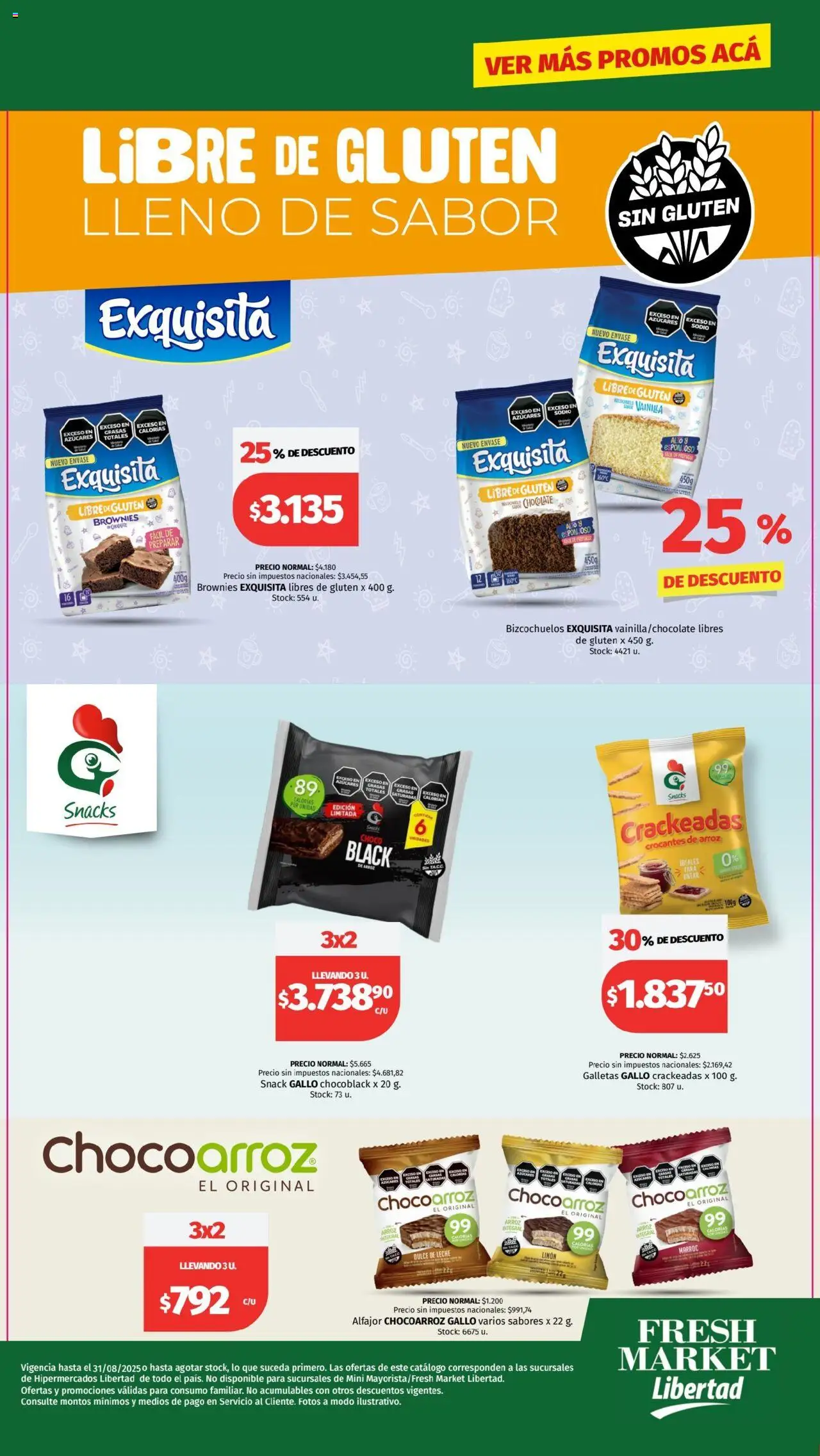 Hipermercado Libertad Libre de Gluten - Fresh del 01/08/2025 Online