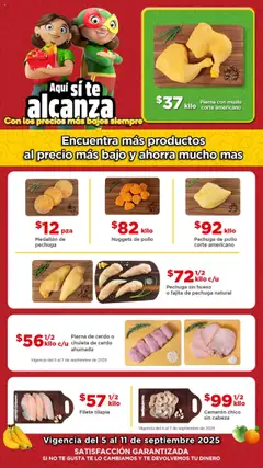 Vista previa las ofertas de la tienda Bodega Aurrerá - Folleto Precio más Bajo desde el 05/09/2025 