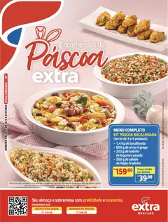 Pré-Visualização do folheto "Extra ofertas de Mercado Páscoa" da loja Extra válido a partir de 12/03/2026