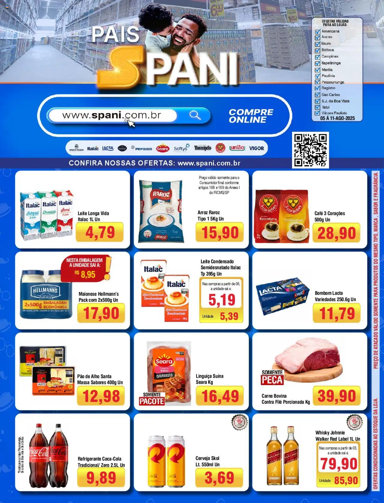 Spani Atacadista folheto "Ofertas da semana" válido a partir de 05/08/2025 - número de página 1